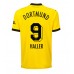 Borussia Dortmund Sebastien Haller #9 Hjemmedrakt 2023-24 Korte ermer